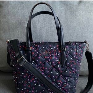 Kate Spade Quilted Nylon Satchel